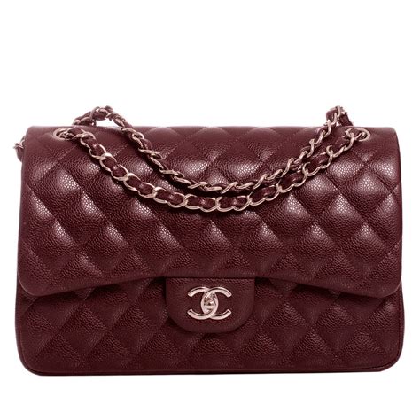 large chanel|chanel burgundy bag.